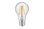 ŹRÓDŁO ŚWIATŁA LED, FILAMENT, A60, CIEPŁA BIAŁA, E27, 8W, AC 220-240V/ 50-60Hz, RA>80, KĄT ŚWIECENIA 360*, 800lm, 70mA