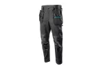 WURNITZ spodnie ochronne elastyczne ciemne szare L (52)