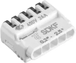 SDKF 5 Szybkozłączka 5x02-2,5mm2 Komponenty instalacyjne Electro Terminal