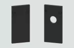 9504/ST2-P-B-F (MULTI) Zaślepka czarna plastikowa z otworem do szynoprzewodu ST2 MULTISYSTEM EVO i MULTISYSTEM Magnetic A.A.G. Stucchi