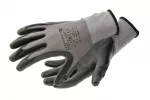 BODE rękawice ochronne nylon/spandex powlekane nitrylem z mikropianki szare/czarne 11