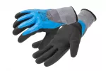 FILS rękawice ochronne powlekane 3/4 nitrylem piankowym niebieskie/szare/czarne 10
