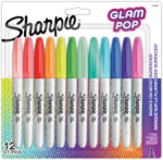 Zestaw Sharpie Fine GLAM POP 12 szt. F 1,0 mm