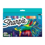 Zestaw Sharpie FISH 18 szt.  (opakowanie kartonowe, bez plastiku) EDYCJA SPECJALNA DOSTĘPNA CZASOWO F 1,0 mm