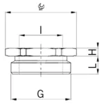 Reduktor poliamidowy M50x1,5/M40x1,5