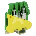 TR.4 Złącze śrubowe 4mm^2 miniaturowe PE, żółto-zielone