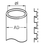 Peszel stalowy SPR-EDU-AS fi36