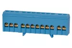 Listwa ochronna 12-modułowa 12x16mm² - niebieska IP20