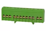 Listwa ochronna 12-modułowa 12x16mm² - zielona IP20