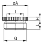 Reduktor mosiężny PG36/M40x1,5 A3545-36-40000000
