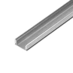 Profil aluminiowy do taśm LED, 2000 x 17 x 7 mm, nawierzchniowy, srebrny