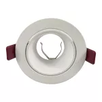 FONDI RC ramka dekoracyjna oprawy punktowej, MR16/GU10 max. 50W, okrągła, stała, aluminiowa, biała