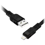 Kabel USB-A - Lightning eXc WHIPPY Pro, 0.9M (29W, szybkie ładowanie), kolor mix ciemny