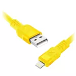 Kabel USB-A - Lightning eXc WHIPPY Pro, 0.9M (29W, szybkie ładowanie), kolor mix neonowy