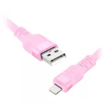 Kabel USB-A - Lightning eXc WHIPPY Pro, 0.9M (29W, szybkie ładowanie), kolor mix pastelowy