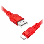Kabel USB-A - USB-C eXc WHIPPY Pro, 2M (60W, szybkie ładowanie), kolor mix neonowy