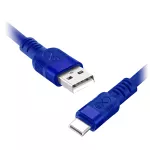 Kabel USB-A - USB-C eXc WHIPPY Pro, 2M (60W, szybkie ładowanie), kolor mix pastelowy