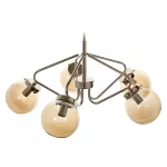 Bulat 5P E14, lampa wisząca, max. 5x40W, złota