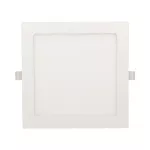 AKMAN LED 18W, oprawa downlight, podtynkowa, kwadratowa, 1600lm, 4000K, biała, wbudowany zasilacz LED