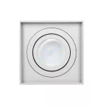 CAROLIN DLS GU10 downlight max 35W, IP20, kwadrat, biały