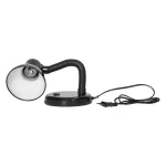 FUPI, lampa biurkowa, 40W, E27, stal + tworzywo, czarna