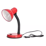 FUPI, lampa biurkowa, 40W, E27, stal + tworzywo, czerwona