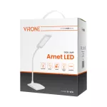 AMET LED DIM, lampka biurkowa, 6W, 3000K, funkcja ściemniania, biała