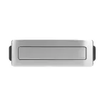Gniazdo meblowe wysuwane z blatu z płaskim frezowanym rantem, ładowarką USB i przewodem 2m, 3x2P+Z (Schuko), 2 x USB (Typ A + C 3,1A), 3x1,5mm2, czarno-srebrne, INOX