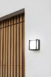 QUBO Wall Architectural Modern Diffuse Light LED 3000K (Warm White) Dark Grey