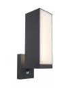 CUBA Wall PIR Architectural Modern Moveable Head LED 3000K (Warm White) Dark Grey