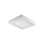 LETI LED 12W, oprawa downlight, natynkowa, kwadratowa, 800lm, 3000K, biała, wbudowany zasilacz LED