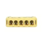Złączka instalacyjna wciskana 5-przewodowa; na drut 0,75-2,5mm2; IEC 300V/24A; 10 szt.