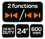 Ścisk automatyczny heavy duty 24"/600