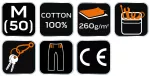 Krótkie spodenki COTTON Slim, 100% cotton, rozmiar M