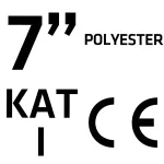 Rękawice ogrodowe , poliester, wzór kwiatki, rozmiar 7"