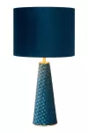 VELVET Table lamp E27/40W H47cm Blue