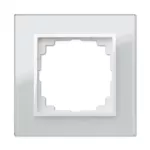 SENTIA ramka pojedyncza szkło IP 20 - kolor biały