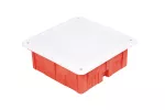 INSTALL-BOX puszka podtynkowa 185x185x70 IP 40 - kolor ceglasty