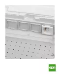 MSF TWIN rozdzielnica 1x12 PE+N+3x12 multimedialna podtynkowa drzwi metalowe IP 30 - kolor biały