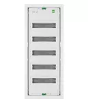 MSF rozdzielnica 5x12 PE+N natynkowa drzwi metalowe IP 30 - kolor biały