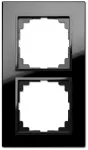 VESTRA ramka podwójna szkło IP 20 - kolor czarny