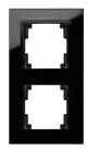 CARLA ramka podwójna szkło IP 20 - kolor czarny