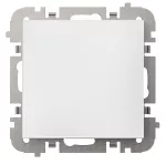 SANTRA łącznik zwierny światło bez ramki podtynkowy IP20 - kolor biały