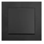 SANTRA łącznik schodowy bez ramki podtynkowy IP20 - kolor czarny