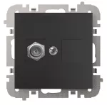 SANTRA gniazdo 1xTV typ FF bez ramki podtynkowe IP20 - kolor czarny