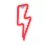 RTV100213 Neon LED PIORUN czerwony Bat + USB FLNEO6 Forever Light