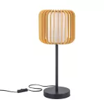 Table lamp VIVA E27 15 Black Light wood DE-0200-NAT