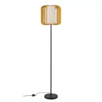 Floor lamp IP20 VIVA E27 15 Black Light wood DE-0201-NAT