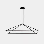 Pendant Tubs 1200mm LED 38 LED warm-white 2700K ON-OFF Black 2360lm 00-A123-05-M1