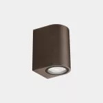 Wall fixture IP66 Eko Single Emission GU10 8 Brown 05-E157-J6-37